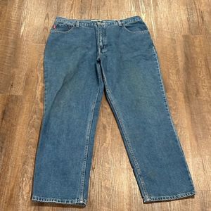 Bungle Boy Denim Jeans Mens 40x30 Regular Fit Straight Leg 5-Pocket Medium Wash